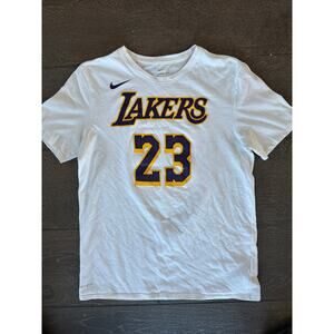Lebron James Nike Lakers T Shirt 23 Men's Size Large
